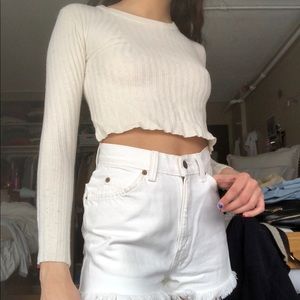 Cropped sweater